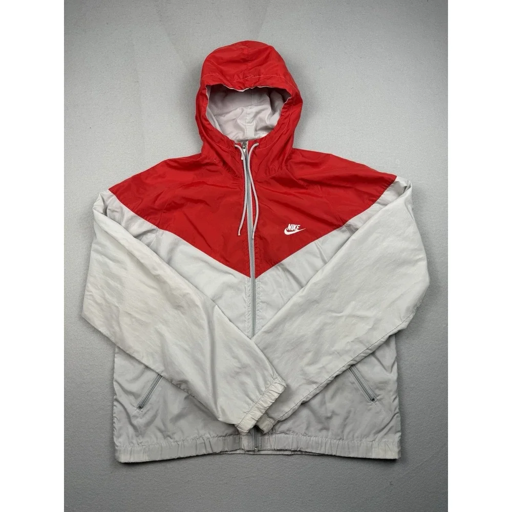 Nike Mens Windrunner Jacket Colorblock Vintage Embroidered Logo 90s Large